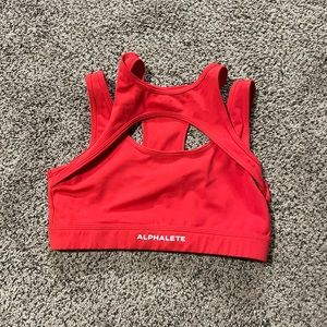 Alphalete surface keyhole bra